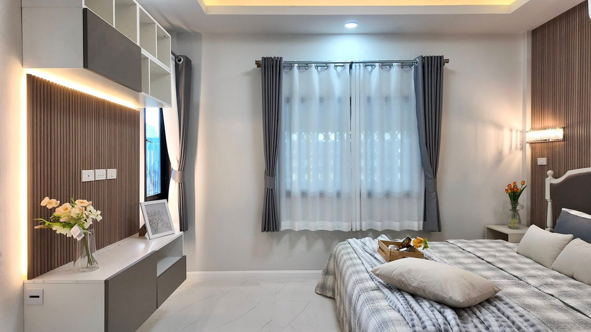 For SaleHousePattaya, Bangsaen, Chonburi : Detached House Phop Suk 2 / 3 Bedrooms (FOR SALE) BEWN087