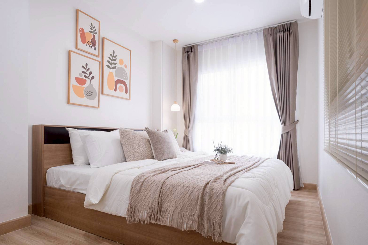 For SaleCondoLadprao101, Happy Land, The Mall Bang Kapi : S2957 Condo for sale Anna Lat Phrao 130, open pet condo, free transfer until 31 May.