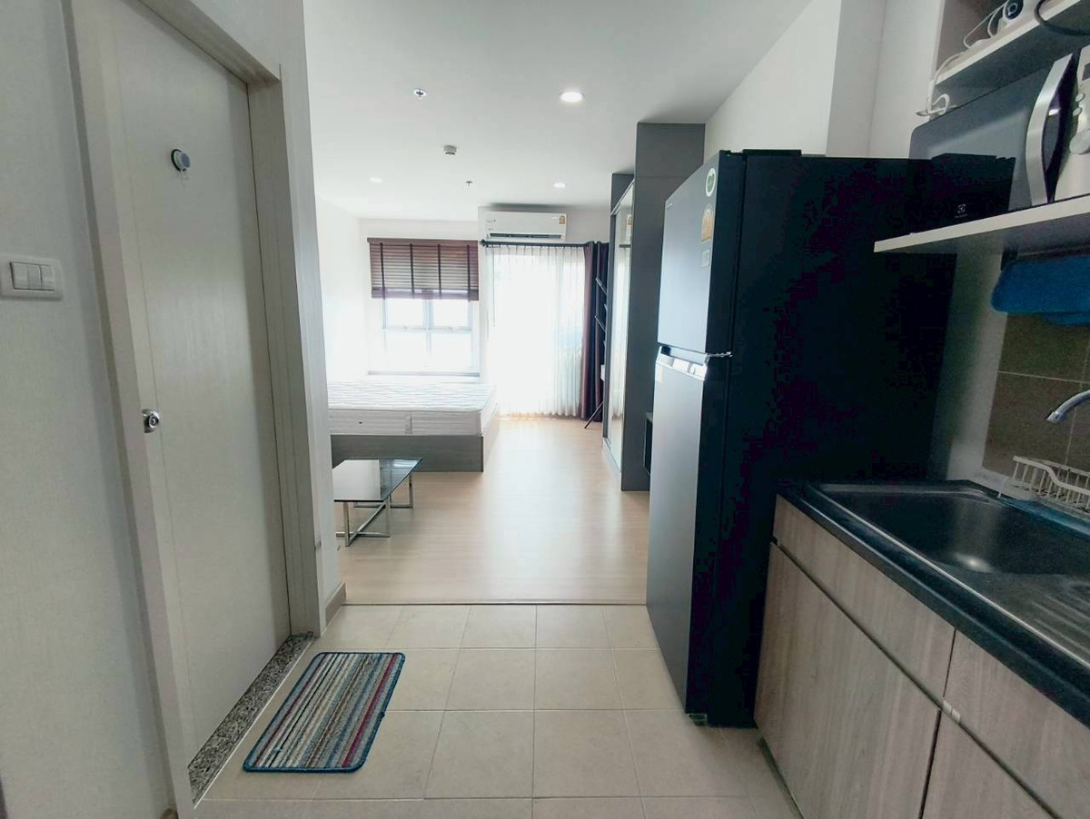 For RentCondoSamut Prakan,Samrong : PFD-08038 For rent Supalai Veranda Sukhumvit 117, studio room 29 sq m., 27th floor, near BTS Pu Chao.