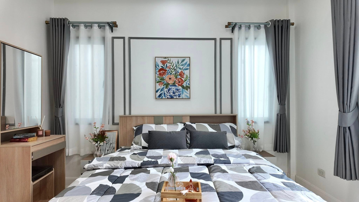 For SaleHousePattaya, Bangsaen, Chonburi : Detached House Phop Suk 2 / 3 Bedrooms (FOR SALE) BEWN087