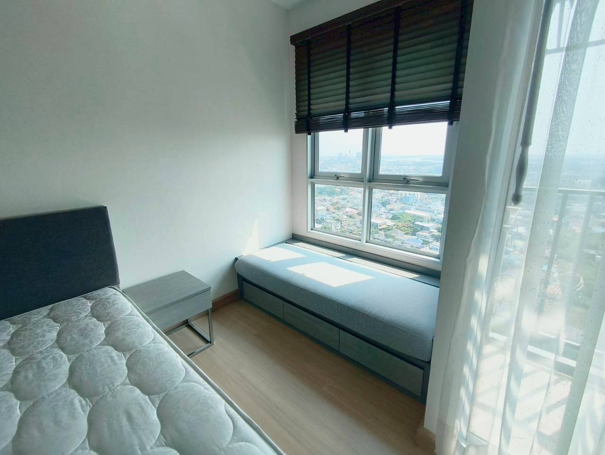 For RentCondoSamut Prakan,Samrong : PFD-08038 For rent Supalai Veranda Sukhumvit 117, studio room 29 sq m., 27th floor, near BTS Pu Chao.