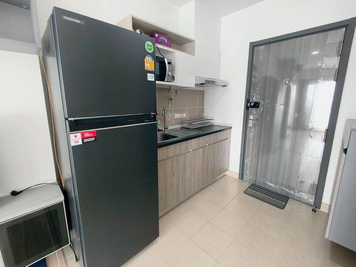 For RentCondoSamut Prakan,Samrong : PFD-08038 For rent Supalai Veranda Sukhumvit 117, studio room 29 sq m., 27th floor, near BTS Pu Chao.