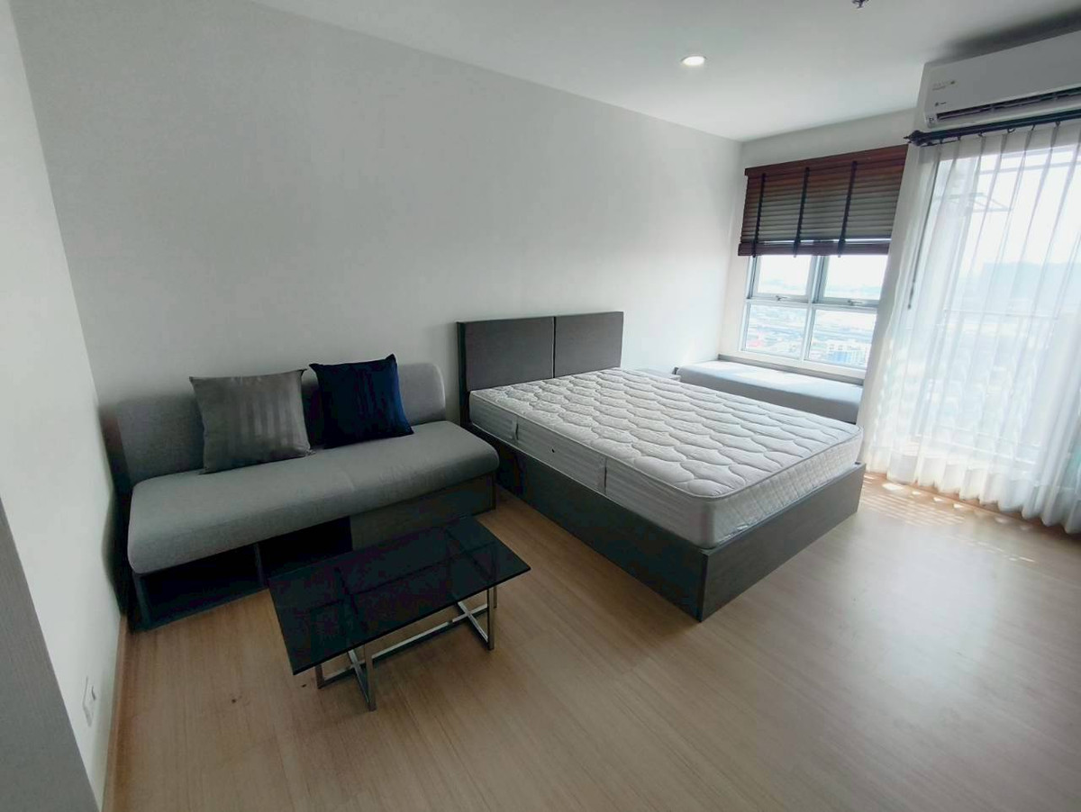 For RentCondoSamut Prakan,Samrong : PFD-08038 For rent Supalai Veranda Sukhumvit 117, studio room 29 sq m., 27th floor, near BTS Pu Chao.