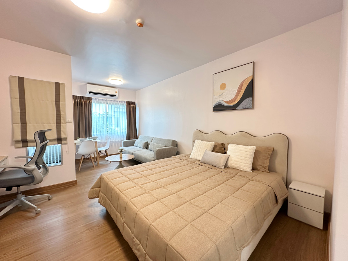 For SaleCondoOnnut, Udomsuk : 🟢Knot live comfortably, ready to help / newly renovated / ready to move in / tree view 🟢 Condo for sale Aspace Sukhumvit 77 between BTS On Nut and MRT Si Nut.