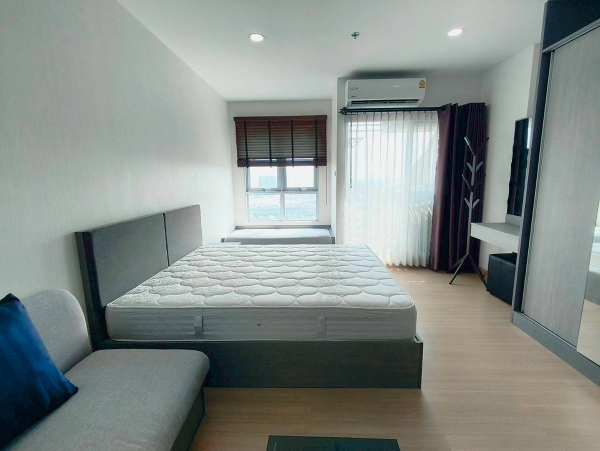 For RentCondoSamut Prakan,Samrong : PFD-08038 For rent Supalai Veranda Sukhumvit 117, studio room 29 sq m., 27th floor, near BTS Pu Chao.