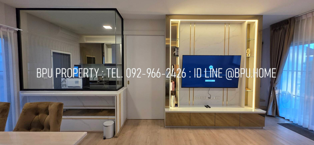 ให้เช่าทาวน์โฮมบางนา แบริ่ง ลาซาล : ** ให้เช่าบ้านทาวน์โฮมแต่งสวย 3 ห้องนอน ** อินดี้ 5 บางนา กม.7 ใกล้ เมกะ บางนา