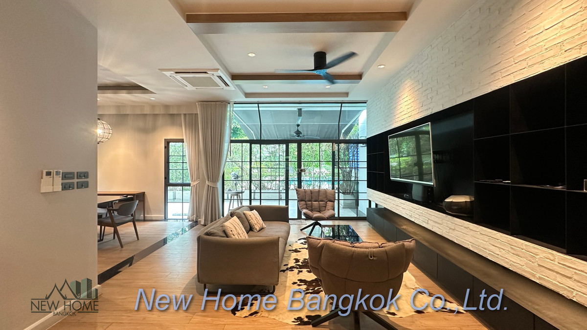 For RentTownhomeSukhumvit, Asoke, Thonglor : 4-Bedroom Townhouse for Rent – Prompak Gardens, Thonglor