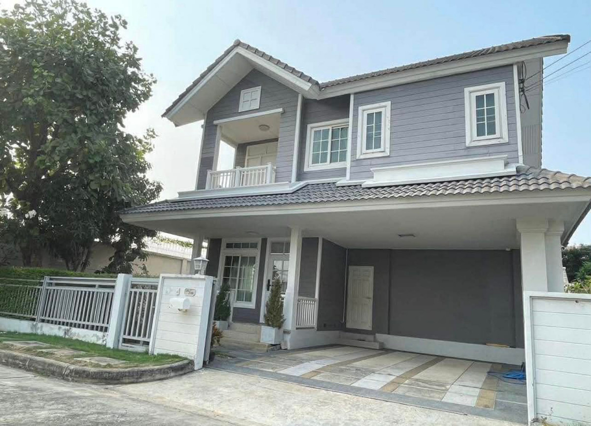 บ้านนวมินทร์ รามอินทรา : ขาย / ให้เช่า บ้านเดี่ยว 2 ชั้น บุราสิริ ปัญญาอินทรา พื้นที่ใช้สอย 164 ตร.ม. ที่ดิน 58 ตร.วา 3 ห้องนอน 3 ห้องน้ำ 1 ห้องนั่งเล่น 1 ห้องครัว 2 ที่จอดรถ