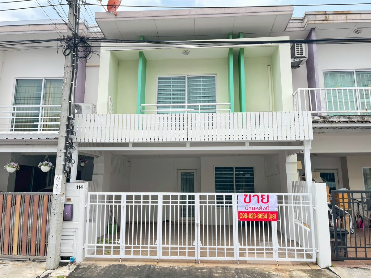 ขายทาวน์โฮมนนทบุรี บางใหญ่ บางบัวทอง : พฤกษาทาวน์เน็กซ์ พระราม 5 นครอินทร์ 3 นอน 2 น้ำ 18.1 ตรว 2 จอด พร้อมอยู่