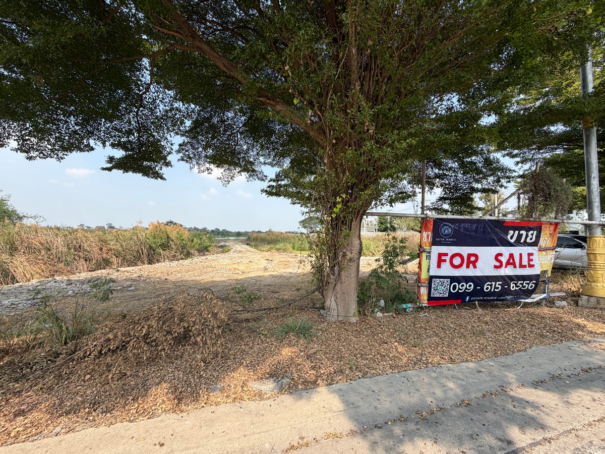 ขายที่ดินปทุมธานี รังสิต ธรรมศาสตร์ : ขายที่ดินริมน้ำเจ้าพระยา เมืองปทุมธานี 14 ไร่ 1 งาน 80 ตารางวา ติดริมแม่น้ำ วิวสวย ตารางวาละ 80,000 บาท
