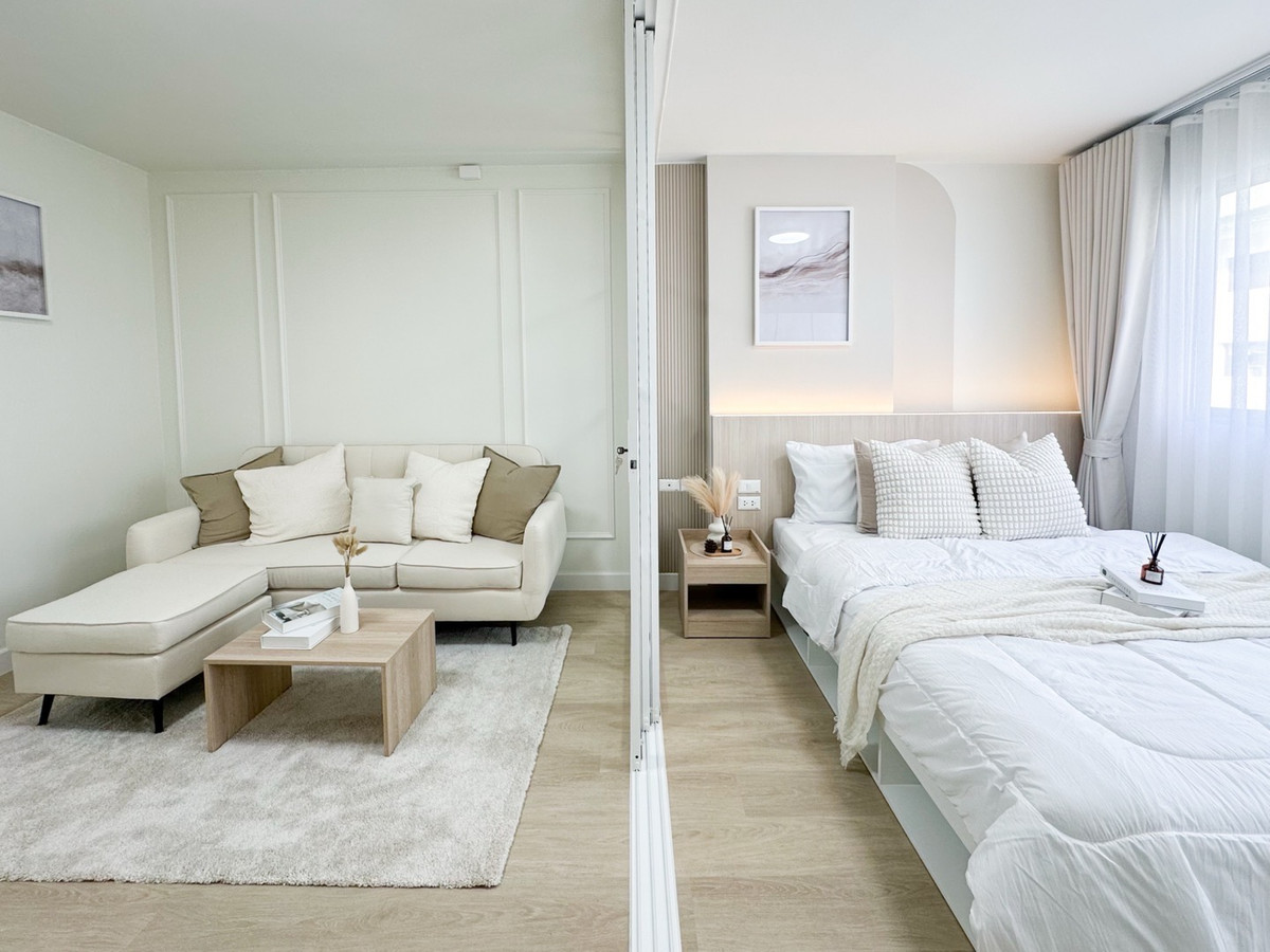 ขายคอนโดลาดพร้าว101 แฮปปี้แลนด์ : ⭐️ลุมพินี ลาดพร้าว 111 รีโนเวทใหม่ เฟอร์ครบ