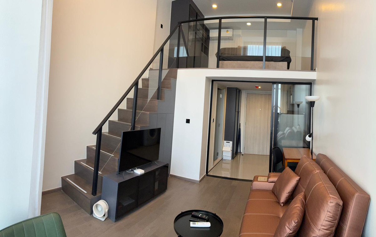 ให้เช่าคอนโดสยาม จุฬา สามย่าน : ให้เช่า คอนโด Park Origin Chula-Samyan ใกล้ MRT หัวลำโพง  Duo Space เพดานสูง