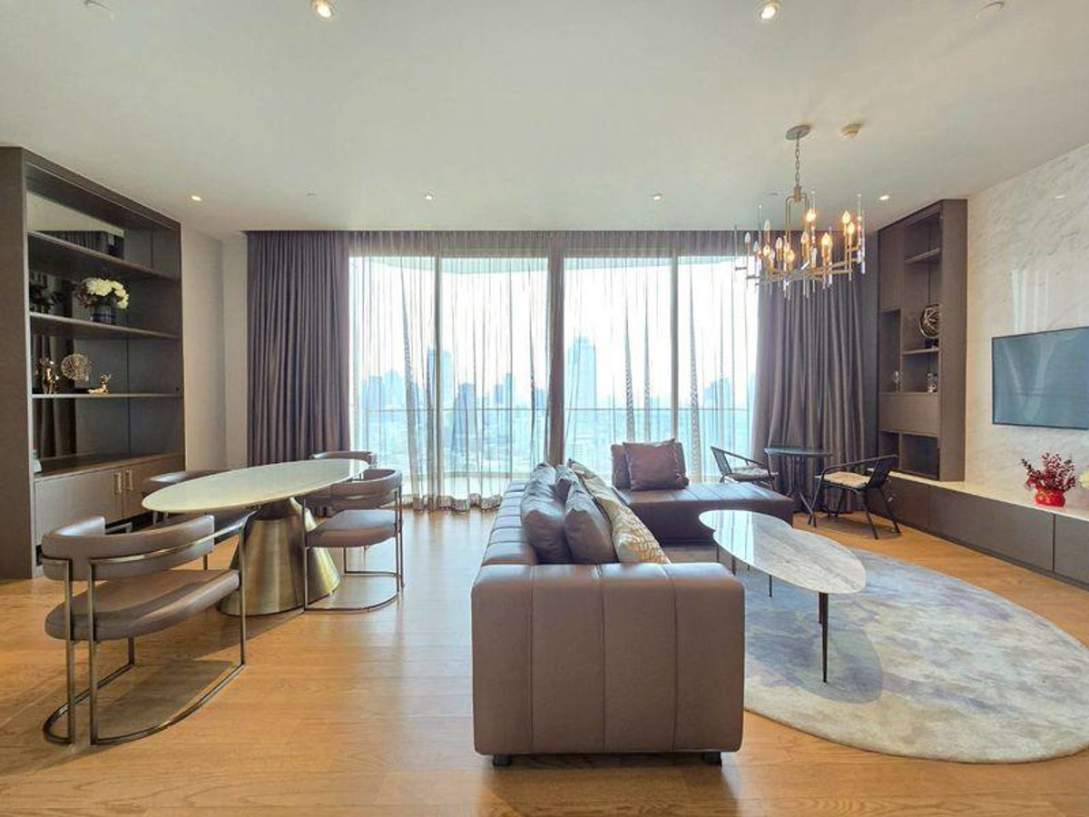 For RentCondoWongwianyai, Charoennakor : LTHC14531 – Condo for Rent | Magnolias Waterfront Residences | 127 sqm | 2 Beds 2 Bath | Near BTS Charoen Nakhon | 125K/Month | Condo for rent Magnolias Waterfront Residences