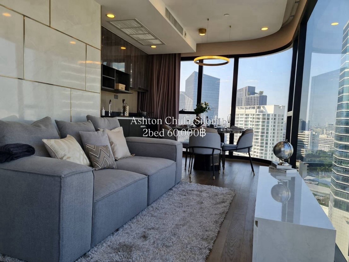 ให้เช่าคอนโดสยาม จุฬา สามย่าน : 📍 For Rent | 2BR Best Deal at 🏙️ Ashton Chula–Silom🔥 2 ห้องนอน 2 ห้องน้ำ | 66 ตร.ม. | เพียง 60,000฿ / เดือน 🔥📞 Contact: Aomam (Agent) Tel / Line ID: 095-587-1692 WhatsApp: +66 95 587 1692