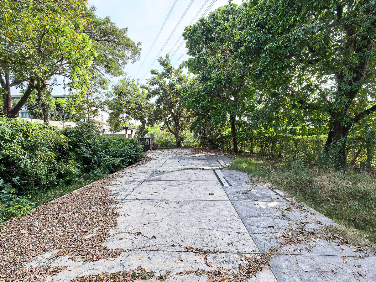 ขายบ้านลาดกระบัง สุวรรณภูมิ : บ้านเดี่ยว ร่มรื่น ใกล้อ่อนนุช จอดรถได้ 6 คัน