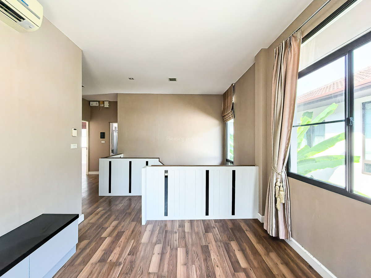 ขายบ้านลาดกระบัง สุวรรณภูมิ : บ้านเดี่ยว ร่มรื่น ใกล้อ่อนนุช จอดรถได้ 6 คัน