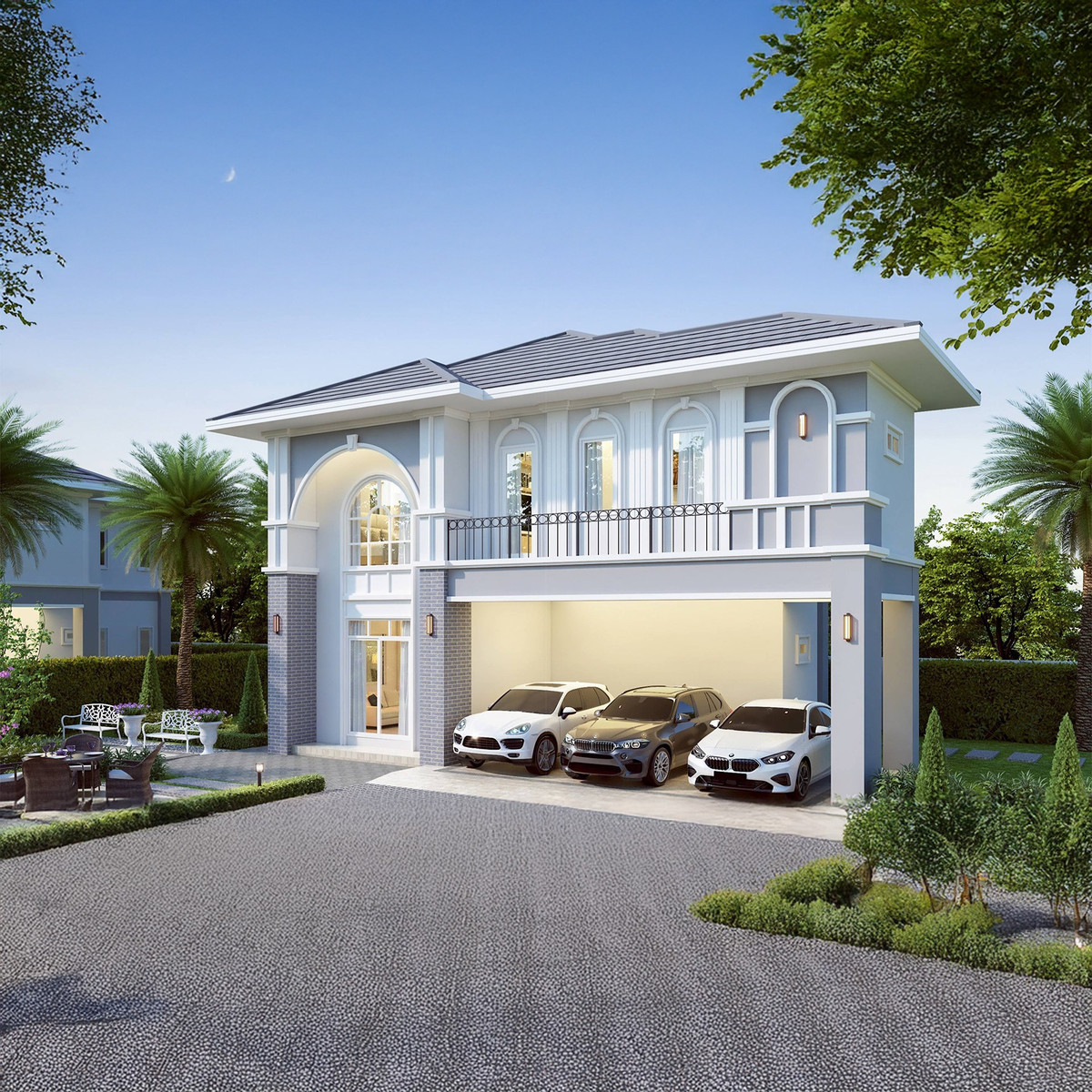 For SaleHousePattaya, Bangsaen, Chonburi : 🔥 Luxury 2-Storey House for Sale – Nong Ket 14 | 4 Bed 4 Bath | 93 Sq.wah | Near Regent School | 9 MB 🔥