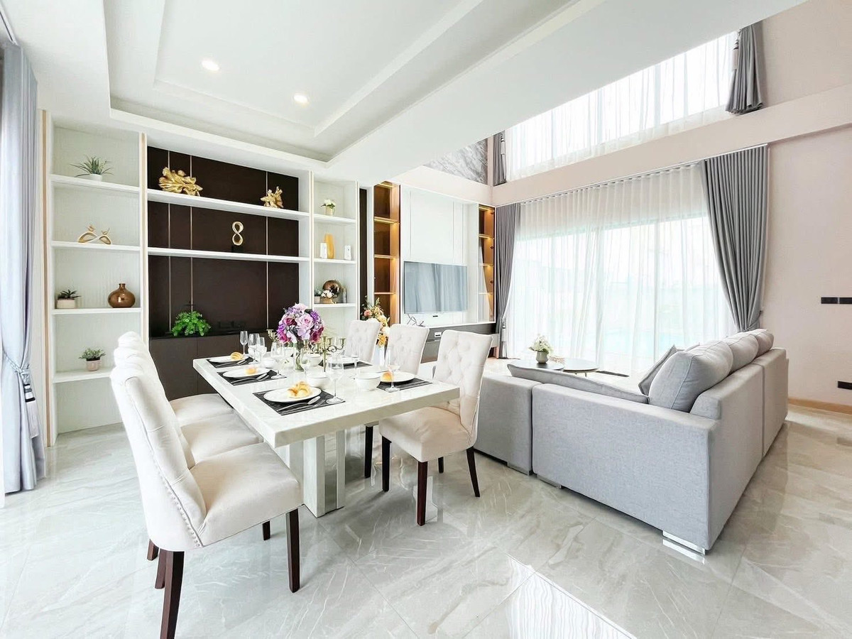 For SaleHousePattaya, Bangsaen, Chonburi : 🏡 Jin Village Land and House | Modern Luxury Pool Villa | เริ่มต้น 9.X – 1X.X ล้านบาท