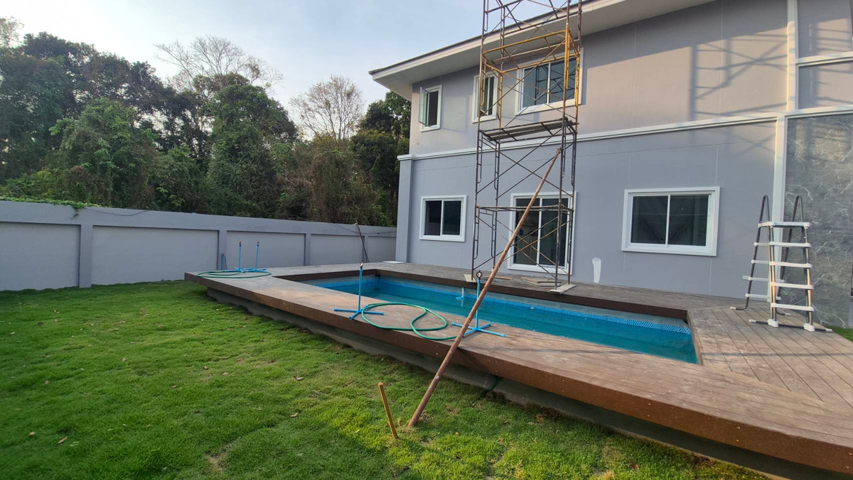 For SaleHousePattaya, Bangsaen, Chonburi : 🔥 Luxury 2-Storey House for Sale – Nong Ket 14 | 4 Bed 4 Bath | 93 Sq.wah | Near Regent School | 9 MB 🔥