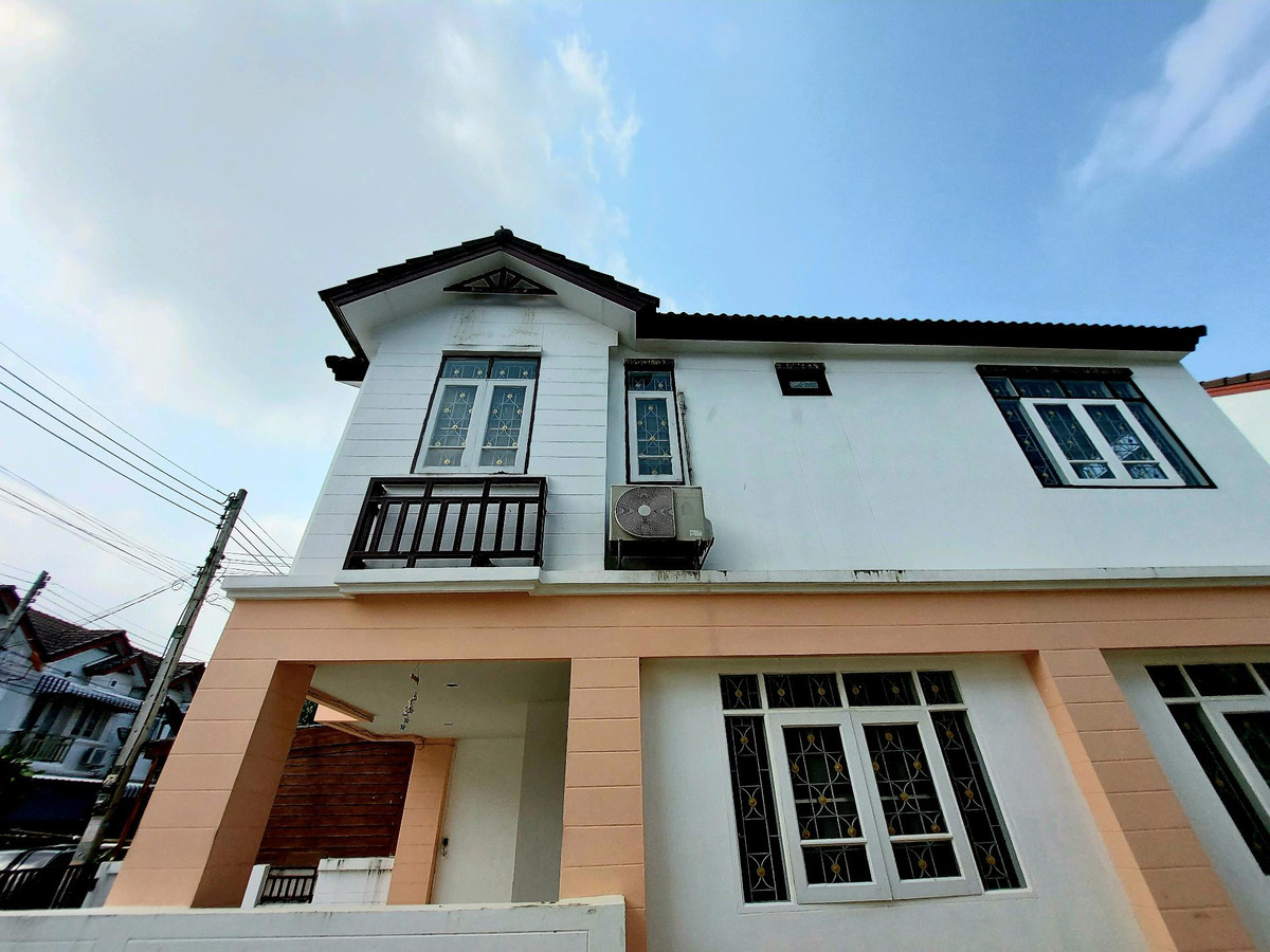 For SaleTownhomeNakhon Pathom : Corner townhouse for sale Pruksaphan Village, Lam Phaya, Nakhon Pathom, 20 sq m, 2 bedrooms, 2 bathrooms, near Central Nakhon Pathom, only 1.49 million baht.