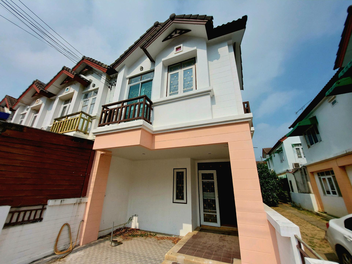 For SaleTownhomeNakhon Pathom : Corner townhouse for sale Pruksaphan Village, Lam Phaya, Nakhon Pathom, 20 sq m, 2 bedrooms, 2 bathrooms, near Central Nakhon Pathom, only 1.49 million baht.