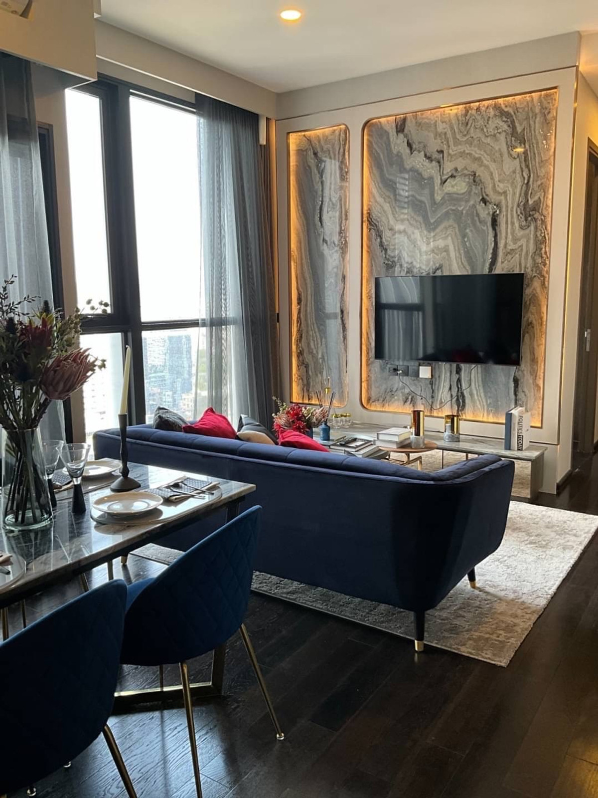 ให้เช่าคอนโดสุขุมวิท อโศก ทองหล่อ : Condo for rent Park Origin Thonglor Monthly 80,000 thb.