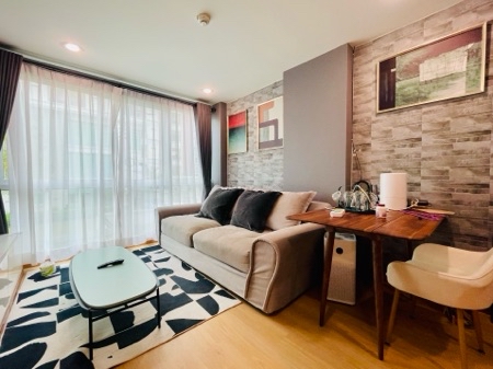 For RentCondoRatchadapisek, Huaikwang, Suttisan : Condo for rent, Dsign Ratchada Sutthisan, Soi 20 Mituna, 47.73 sq m., 1 bedroom, dressing room, beautifully decorated, fully furnished