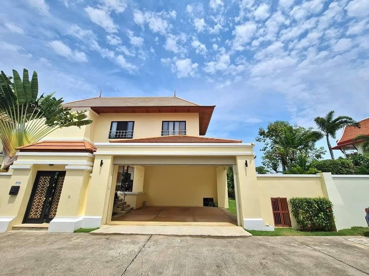 ขายบ้านพัทยา บางแสน ชลบุรี สัตหีบ : บ้านพร้อมที่ดิน หมู่บ้านทะเลสวรรค์ / 3 ห้องนอน (ขาย), House with land Talay Sawan Village / 3 Bedrooms (FOR SALE) AM065