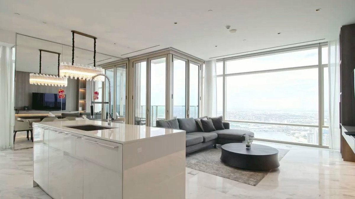 For RentCondoSathorn, Narathiwat : LTH14554 – Condo for Rent | Four Seasons Private Residences Bangkok at Chao Phraya River | 132 sqm | 2 Beds 2 Baths | Near BTS Chong Nonsi | 290K/Month | Condo for rent Four Seasons Private Residences Bangkok