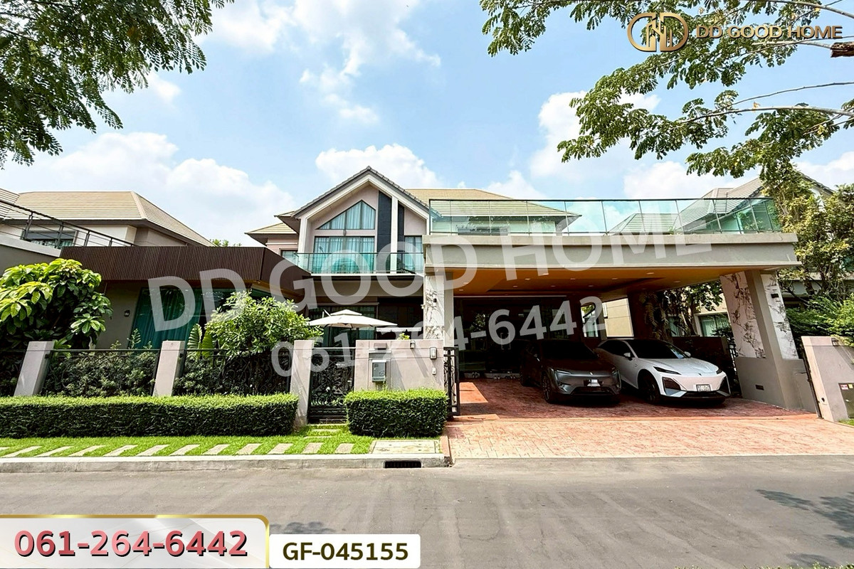 For SaleHousePathum Thani,Rangsit, Thammasat : GF-045155 Single House for Sale, Bangkok Boulevard Rangsit, Pathum Thani, near Market Village Rangsit