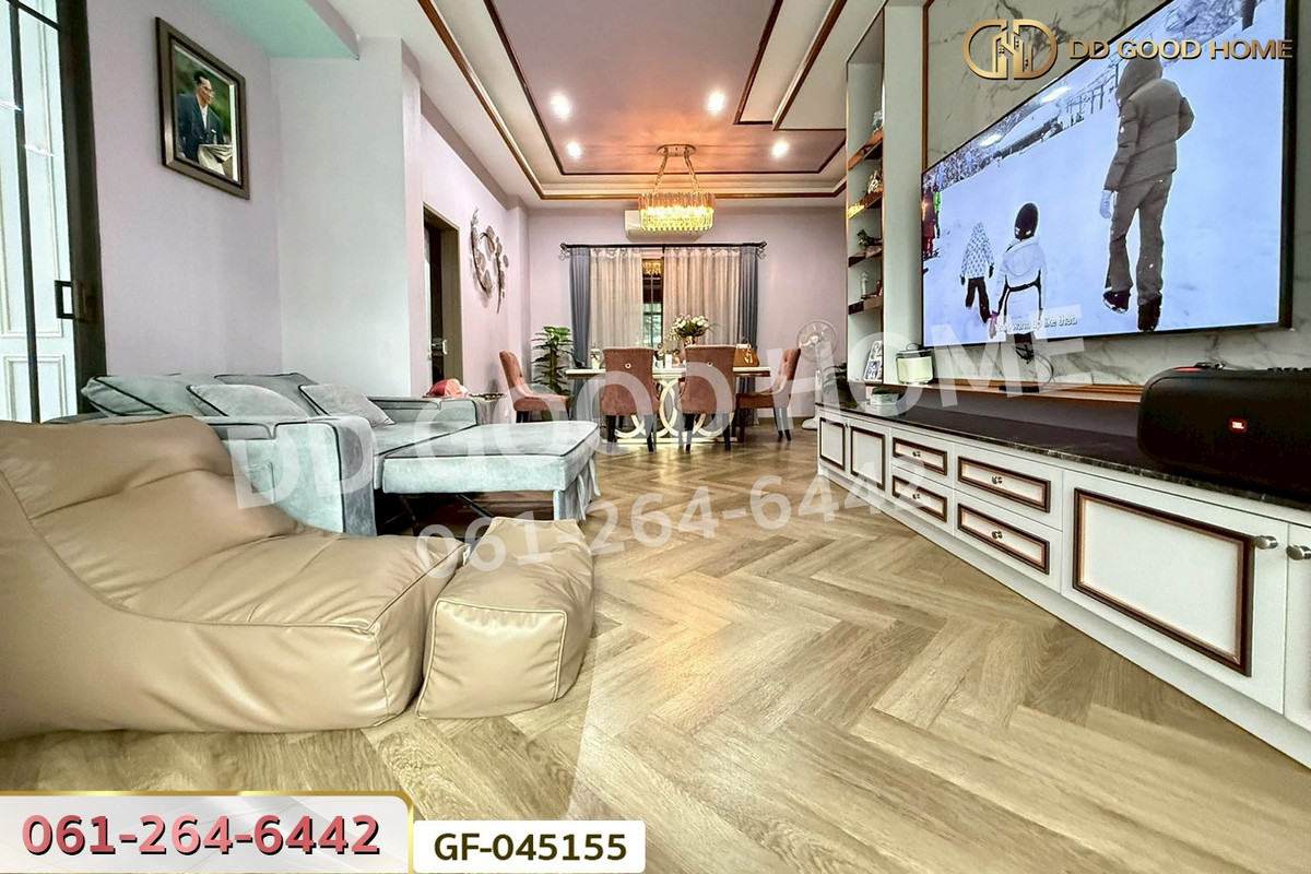 For SaleHousePathum Thani,Rangsit, Thammasat : GF-045155 Single House for Sale, Bangkok Boulevard Rangsit, Pathum Thani, near Market Village Rangsit