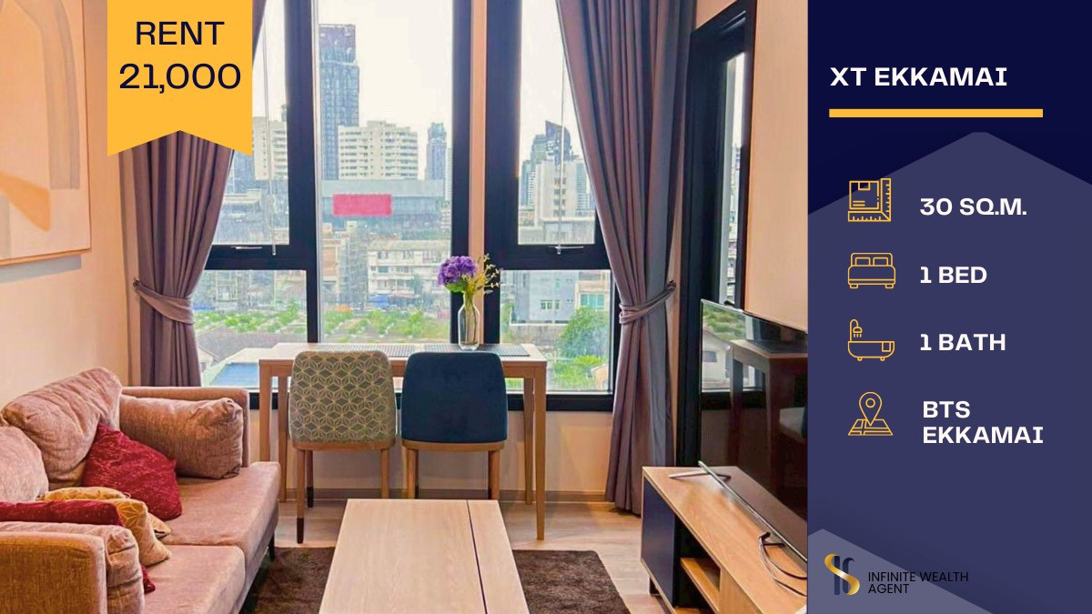 For RentCondoSukhumvit, Asoke, Thonglor : 🌿✨ Beautiful unit with excellent Feng Shui, bright natural light and open view at XT Ekkamai 🏙️ Close to BTS with shuttle service 🚆 Next to a community mall for ultimate convenience. Ready to move in today! 💖