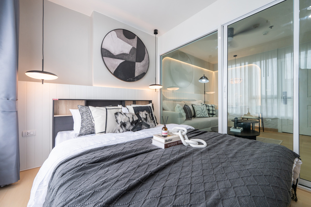 For SaleCondoOnnut, Udomsuk : Regent Orchid Sukhumvit 101, 15th floor, open view.