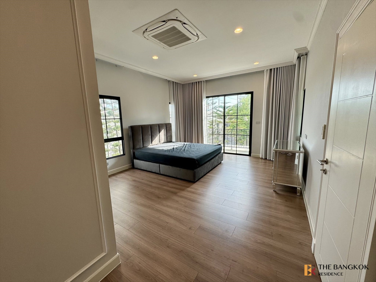 ให้เช่าบ้านลาดกระบัง สุวรรณภูมิ :  Setthasiri Bangna – Suvarnabhumi 🏡 บ้านใหม่กริ๊บ เฟอร์ครบ! แปลงมุมส่วนตัว ใกล้สระว่ายน้ำ 