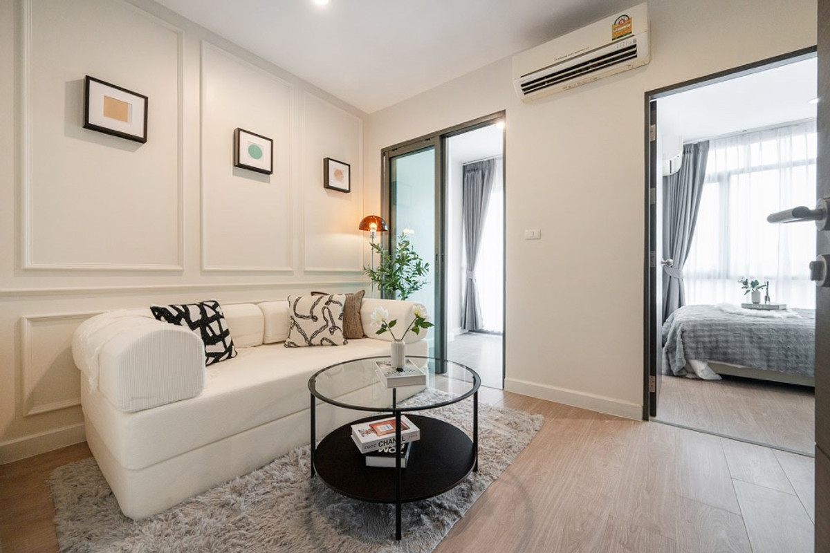 For SaleCondoBang Sue, Wong Sawang, Tao Pun : 💥💥Beautiful room for sale, ready to move in!!  Metro Sky Bangsue-Prachacheun 1Bed 27.89 sq m, 5th floor, Building C, only 2.19 million!! TEL.086-557-9898💥💥