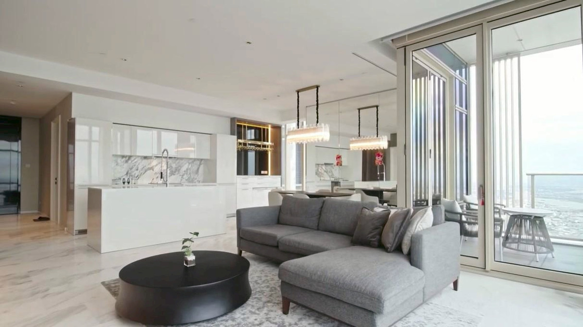 For RentCondoSathorn, Narathiwat : LTH14554 – Condo for Rent | Four Seasons Private Residences Bangkok at Chao Phraya River | 132 sqm | 2 Beds 2 Baths | Near BTS Chong Nonsi | 290K/Month | Condo for rent Four Seasons Private Residences Bangkok