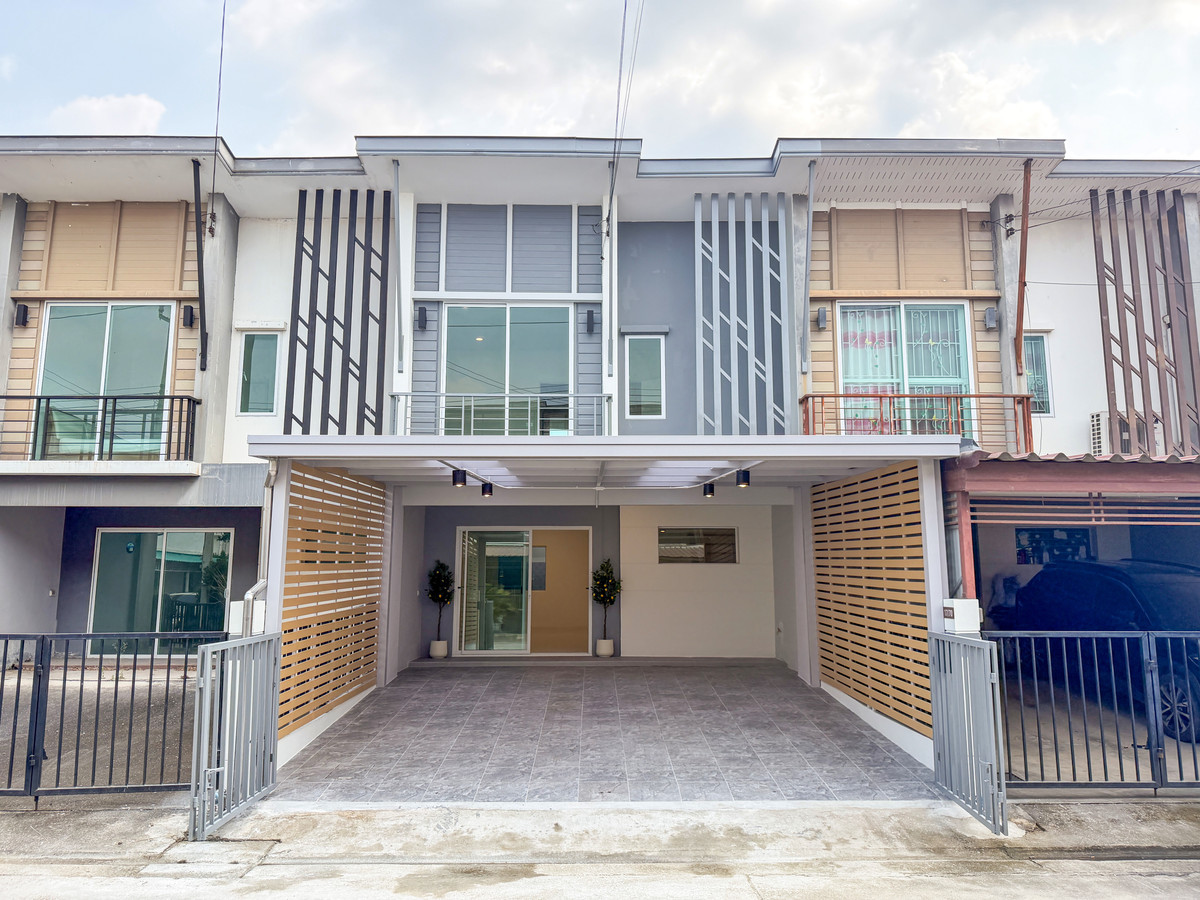 ขายทาวน์โฮมนนทบุรี บางใหญ่ บางบัวทอง : ขายบ้านรีโนเวท พฤกษาไพร์ม 95/1 ซอยกันตนา -วงแหวนฯ รีโนเวทใหม่ ต่อเติมครบ หน้ากว้าง 2 จอด