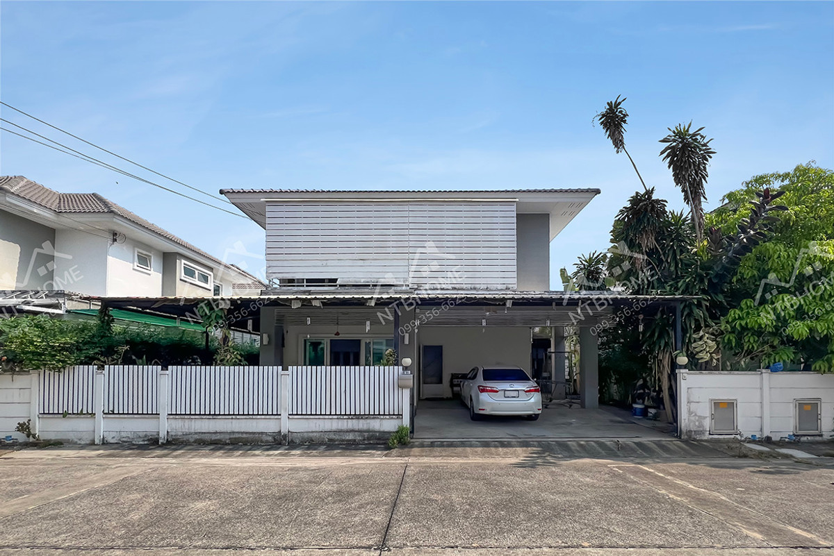 For SaleHouseNonthaburi, Bang Yai, Bangbuathong : Kunalai Prao Ban Kluai-Sai Noi, complete extension, close to the Purple Line.