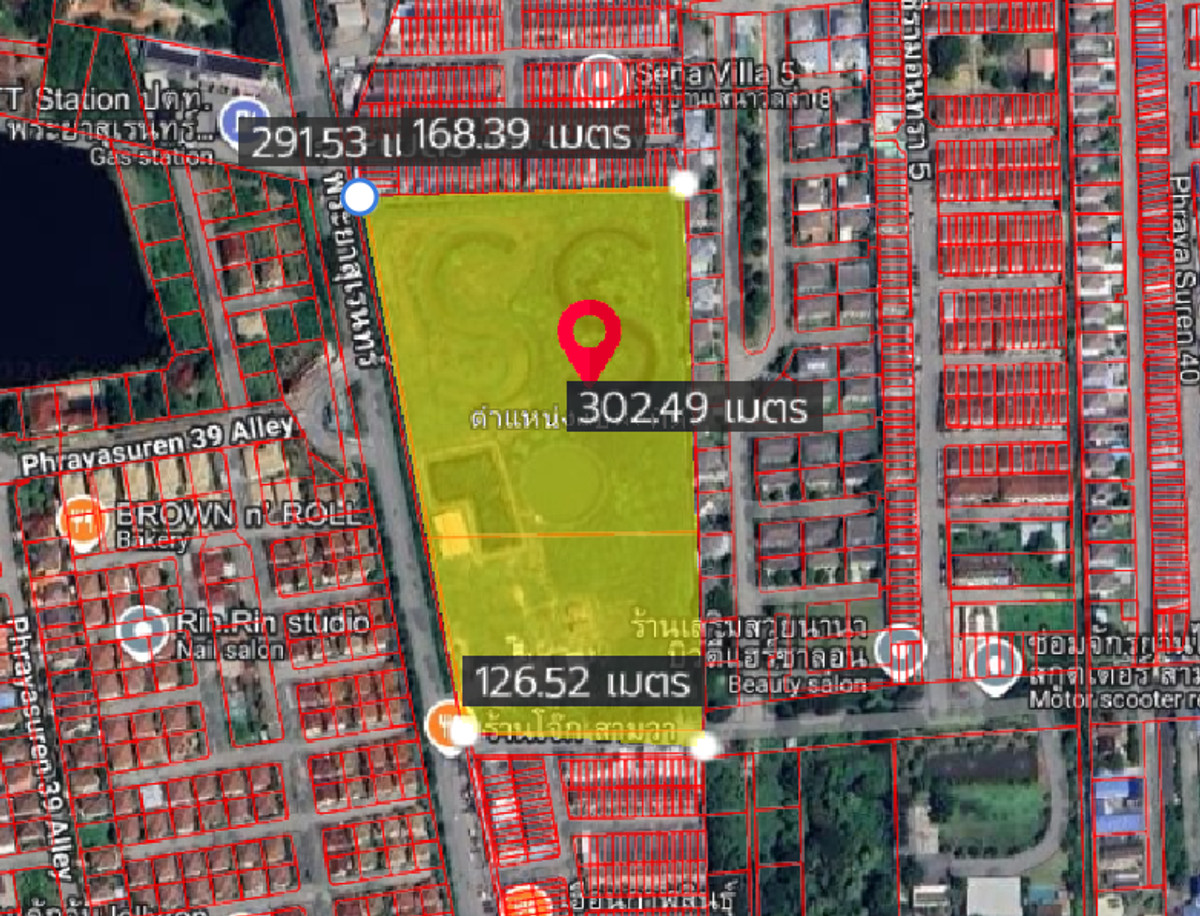 For SaleLandNawamin, Ramindra : Land for sale on Phraya Suren Rd / (FOR SALE) AA608