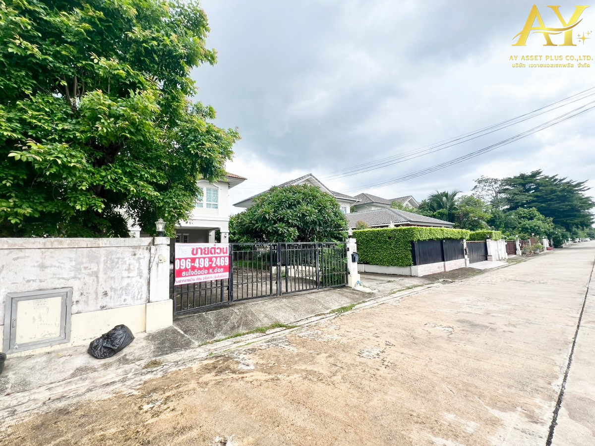 For SaleHouseNawamin, Ramindra : 🏡Corner detached house for sale, 119 sq m., Passorn 19 Village, Chatuchot, very good location, convenient travel, close to the expressway, beautifully decorated, ready to move in, price only 8.5 million.