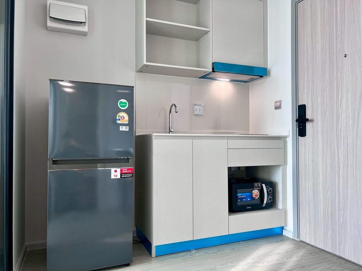 For RentCondoOnnut, Udomsuk : ✅ 100% Brand New | Beautifully Decorated Unit Condo for Rent at Atmoz Oasis Onnut 🚆 Near MRT Srinuch (Sri Nut Station)