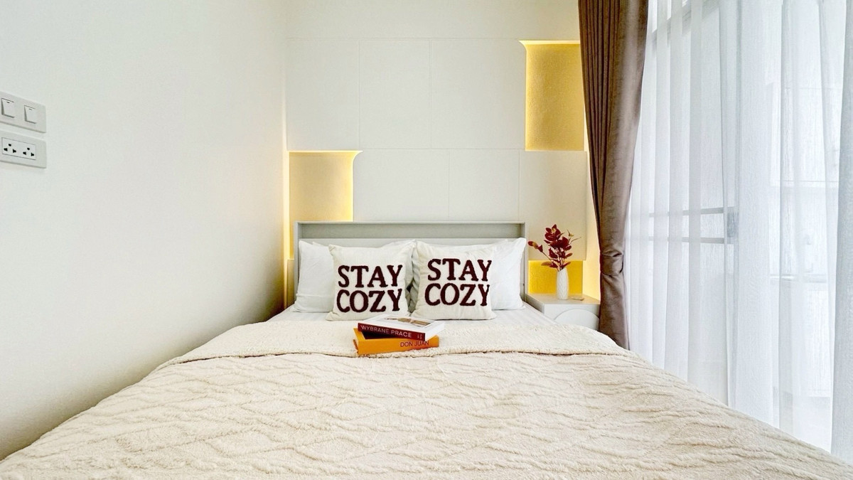 ขายคอนโดรามคำแหง หัวหมาก : ✨💗 ความรักต้องการพื้นที่และนี่คือพื้นที่สำหรับคุณ คอนโด 2 นอนแต่งครบ ใกล้แหล่งทรัพยากรในย่านนี้เพียบ | ฝักข้าวโพดคอนโด