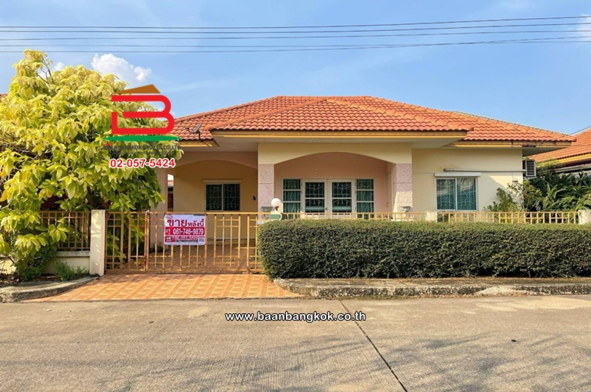 For SaleHousePathum Thani,Rangsit, Thammasat : Single house, area 52.5 sq m, Phethai Place Village, Lam Luk Ka Khlong 3 (Soi along Khlong Sam), Lam Luk Ka Road, Lat Sawai Subdistrict, Lam Luk Ka District, Pathum Thani.