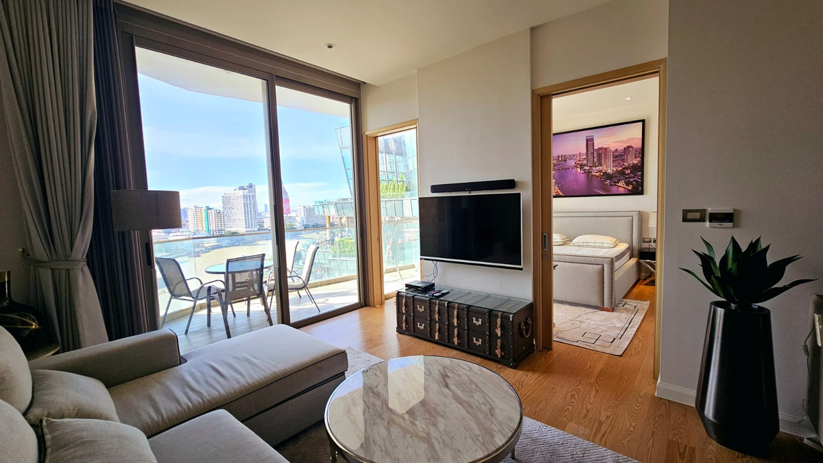 For RentCondoWongwianyai, Charoennakor : Luxury Riverside Living at Magnolias Waterfront | 79 SQ.M. with ICONSIAM View