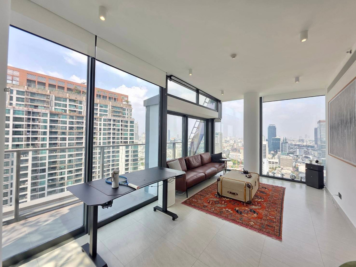 For SaleCondoSathorn, Narathiwat : Tait 12: 2bed 2bath 92.5sqm. 3X Fl 29,000,000 with pocket garden Am: 0656199198