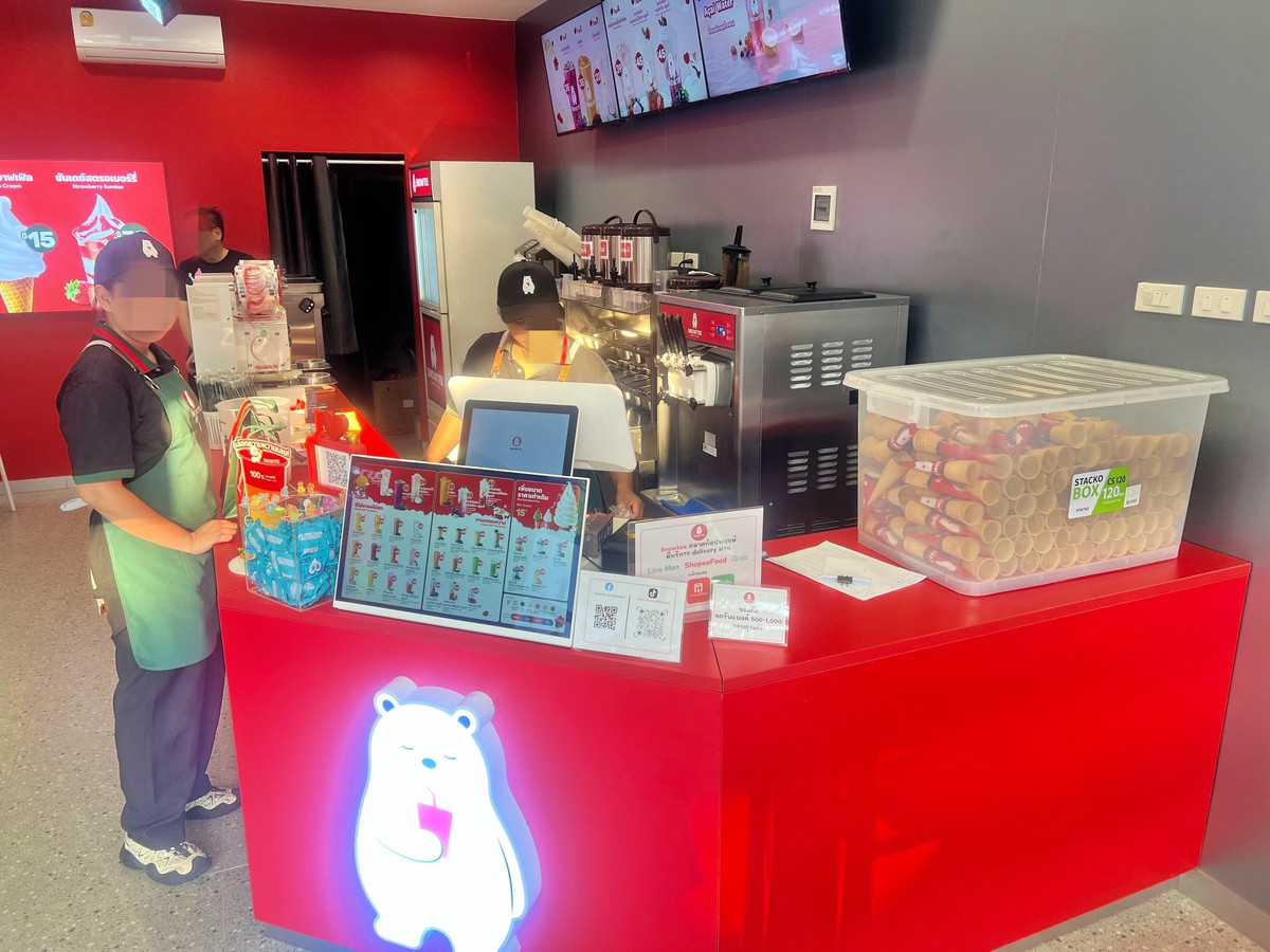 เซ้งร้านค้า/ตลาดนัดบางแค เพชรเกษม : เซ้งร้าน Snowtee – ไอศกรีม - ชา ตลาดกัลปพฤกษ์ ตลาดสดแห่งใหม่ สภาพใหม่ อุปกรณ์ครบ