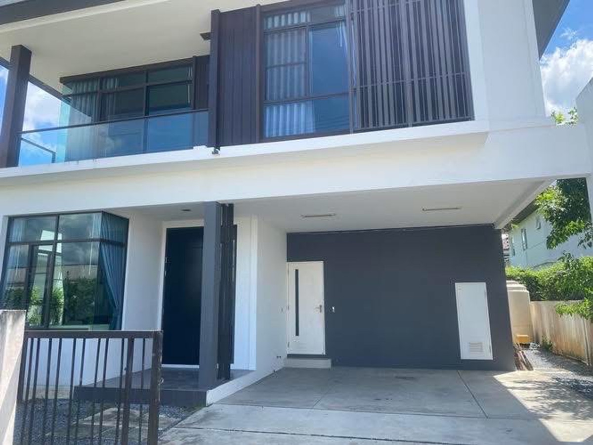 For RentHouseNawamin, Ramindra : Single house for rent, ready to move in on the cover **Manthana Lake Watcharapol** entrance - Sukhapiban 5 (63/2) or Sai Mai (56)-