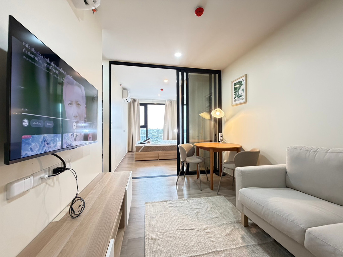 For RentCondoPinklao, Charansanitwong : New Condo for Rent | Triple Station Access 🚆 1BR 25 Sq.m. | Only 12,000 THB/Month