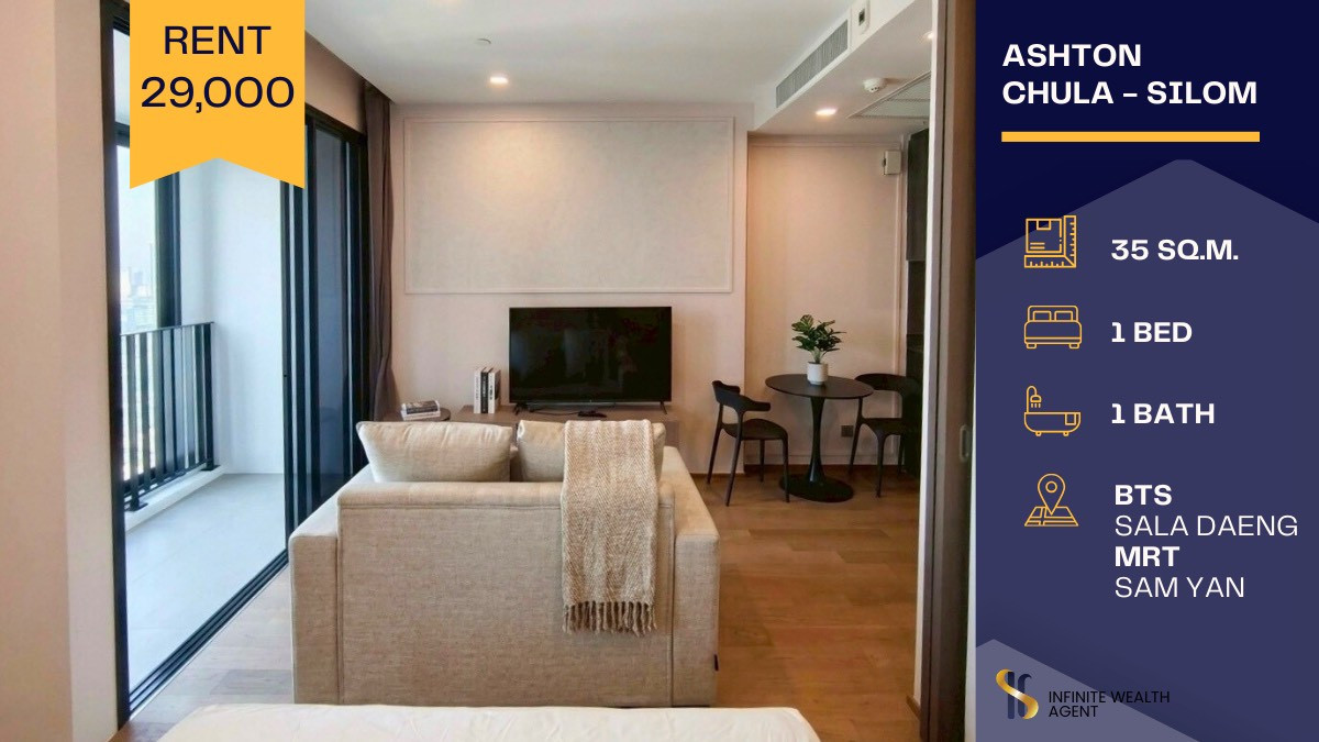 For RentCondoSiam Paragon ,Chulalongkorn,Samyan : 🌆✨ Exclusive VIP floor at Ashton Chula–Silom🛋️Fully renovated with brand-new furniture and appliances — premium living at its finest 💎
