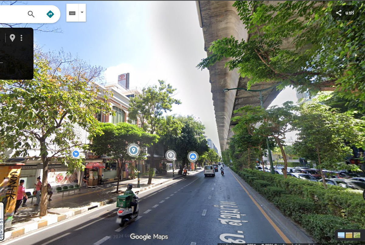 ให้เช่าอาคารพาณิชย์สุขุมวิท อโศก ทองหล่อ : ให้เช่าอาคารพาณิชย์ สูง 3 ชั้น 1 คูหา ริมถนนสุขุมวิท ห่างรถไฟฟ้าพร้อมพงษ์ 280 ม.